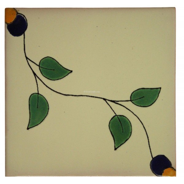Mexican Talavera Tiles Flowers 30